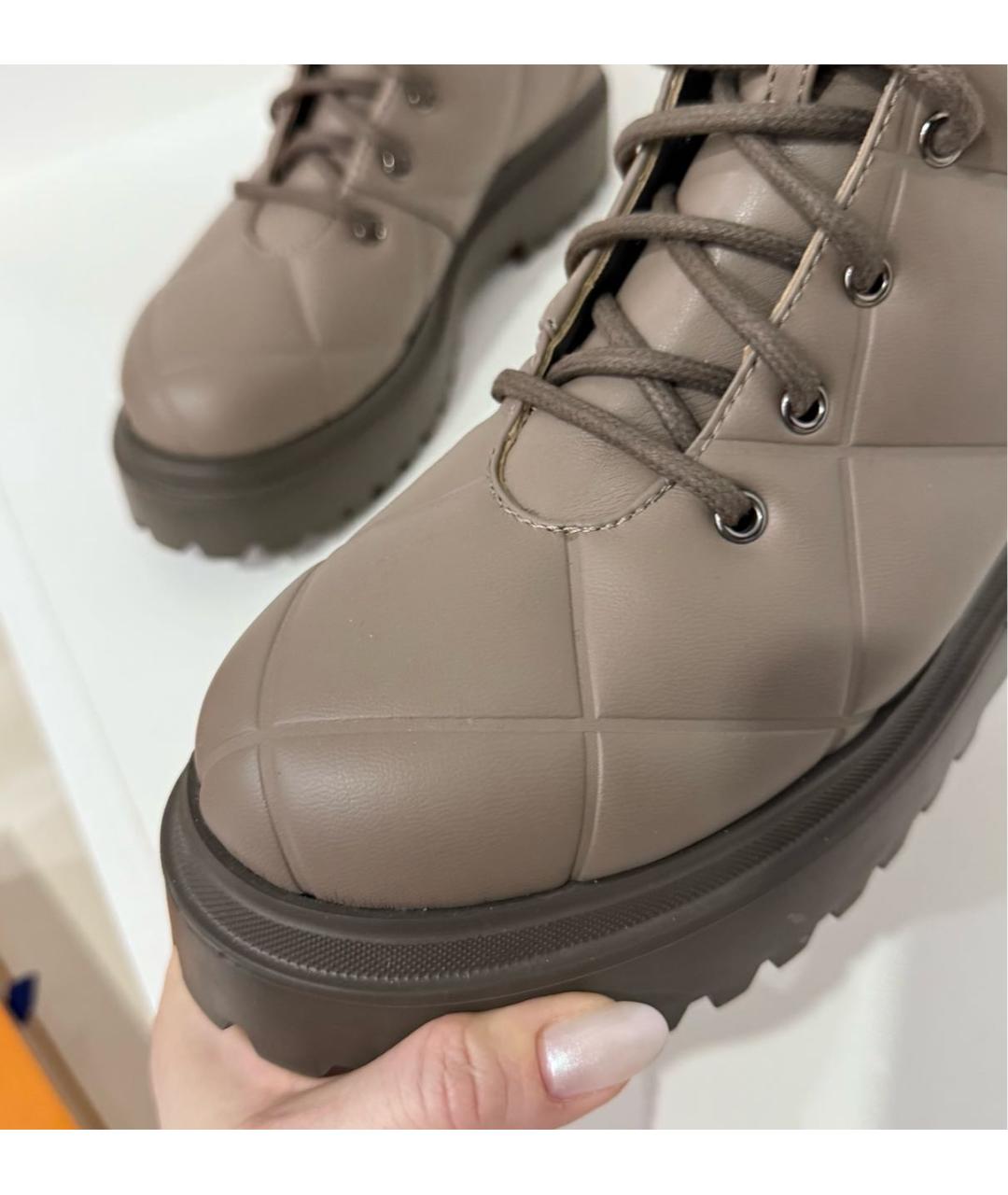 LE SILLA Серые ботинки из искусственной кожи, фото 6