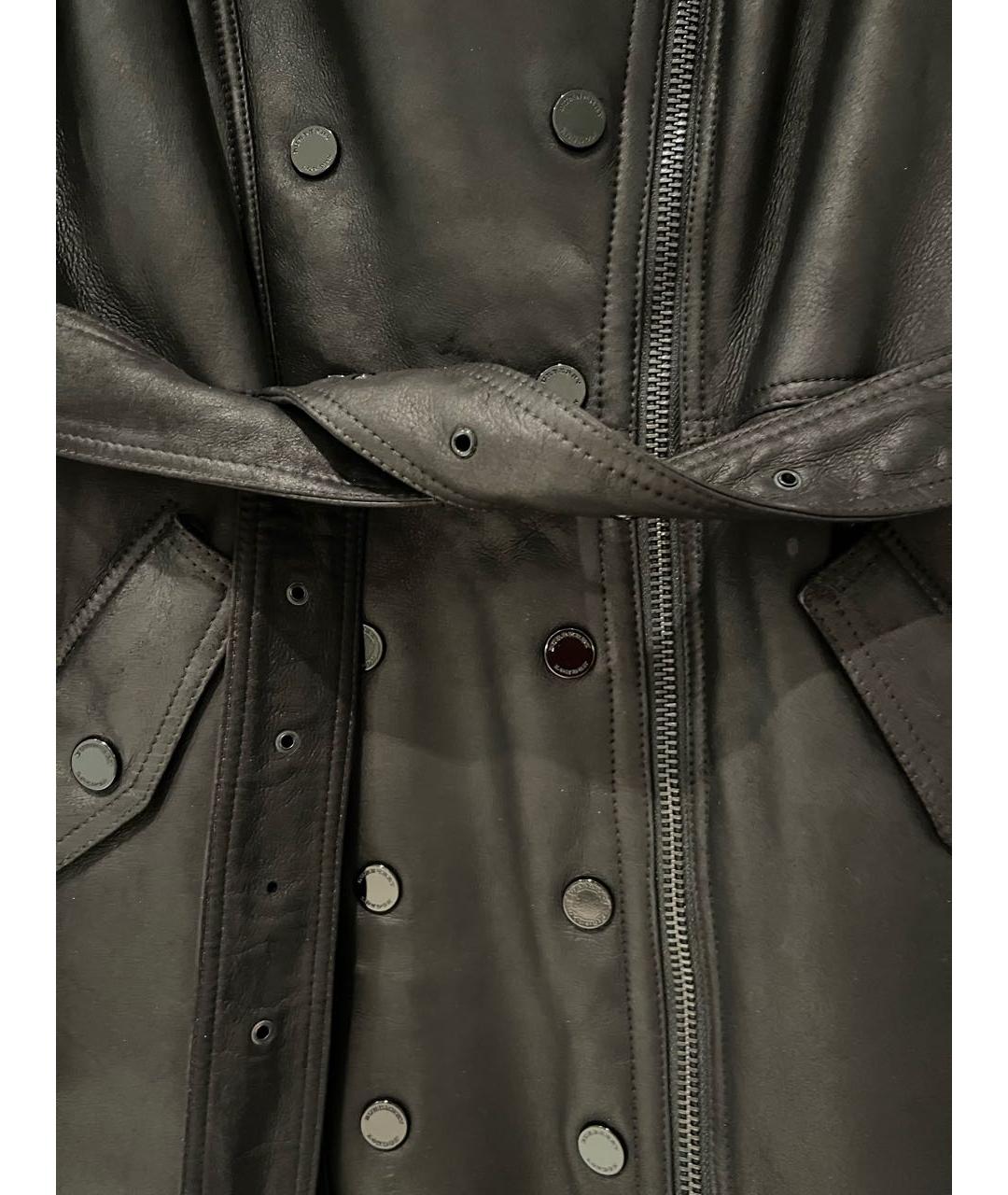 BURBERRY Черная дубленка, фото 7