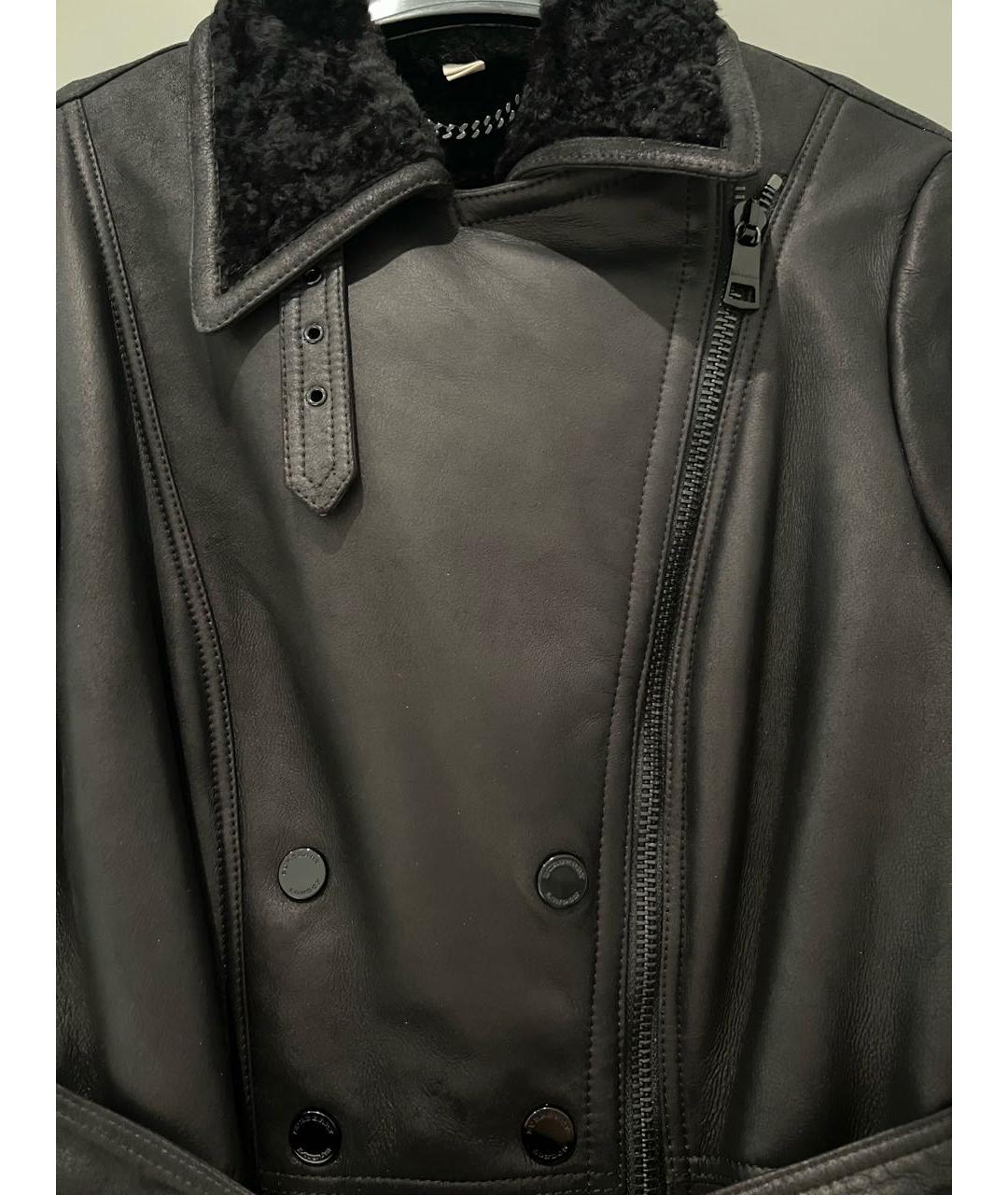 BURBERRY Черная дубленка, фото 4