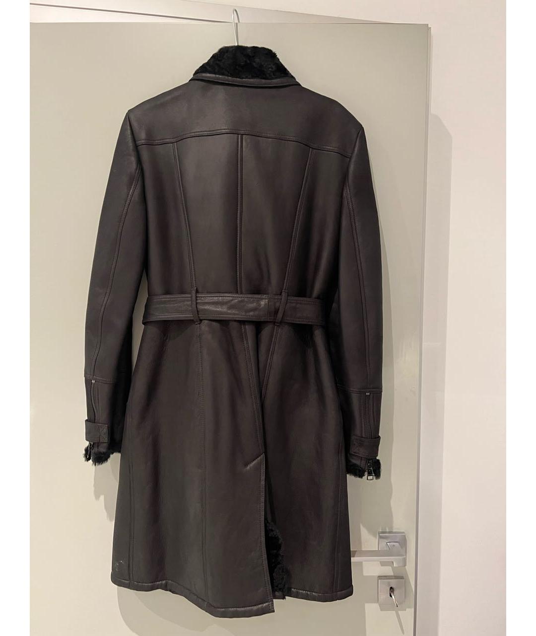 BURBERRY Черная дубленка, фото 2