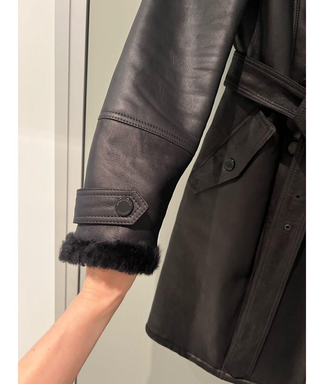 BURBERRY Черная дубленка, фото 5