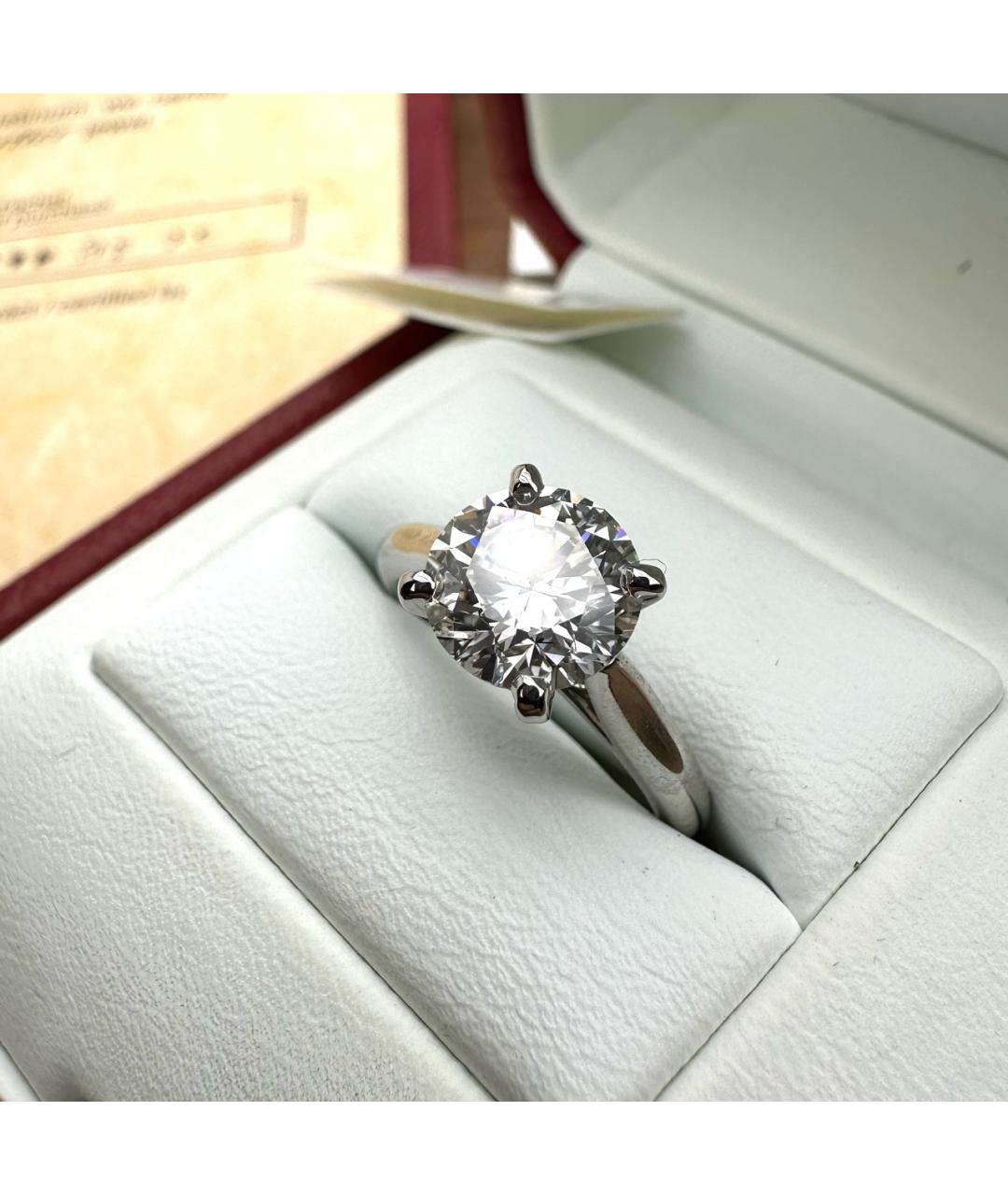 CARTIER Серебряное платиновое кольцо, фото 5