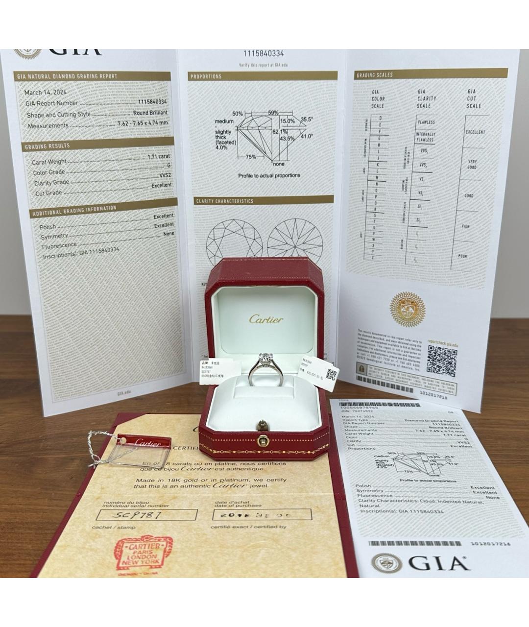 CARTIER Серебряное платиновое кольцо, фото 2