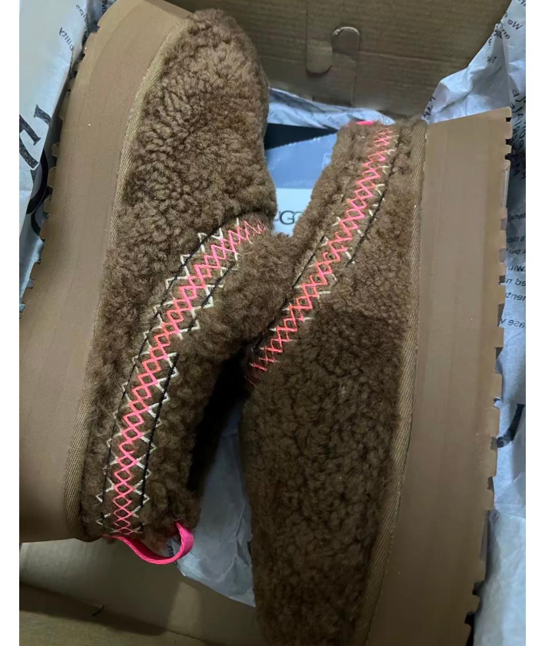 UGG AUSTRALIA Коричневые сабо, фото 5