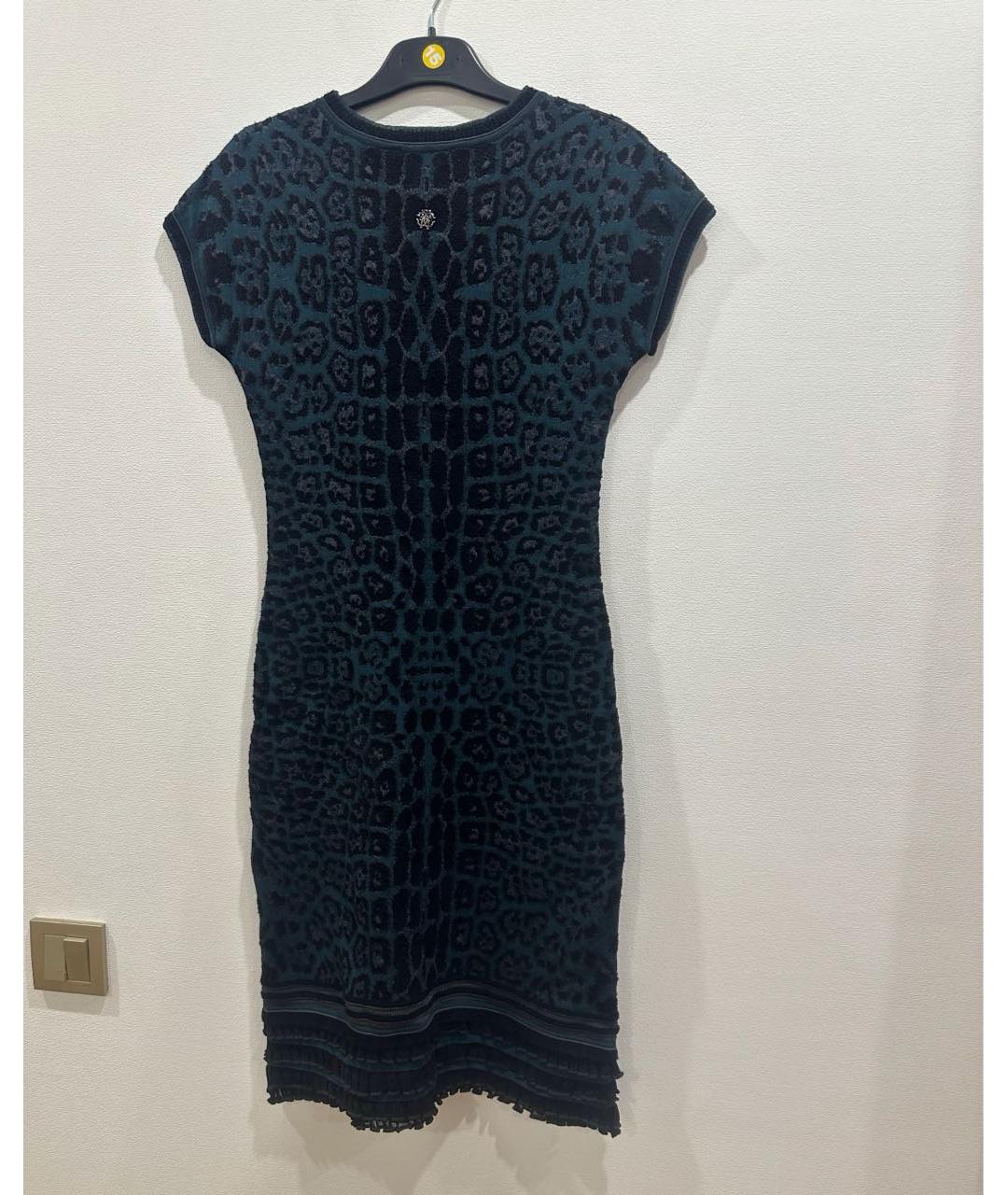 ROBERTO CAVALLI Зеленые повседневное платье, фото 4