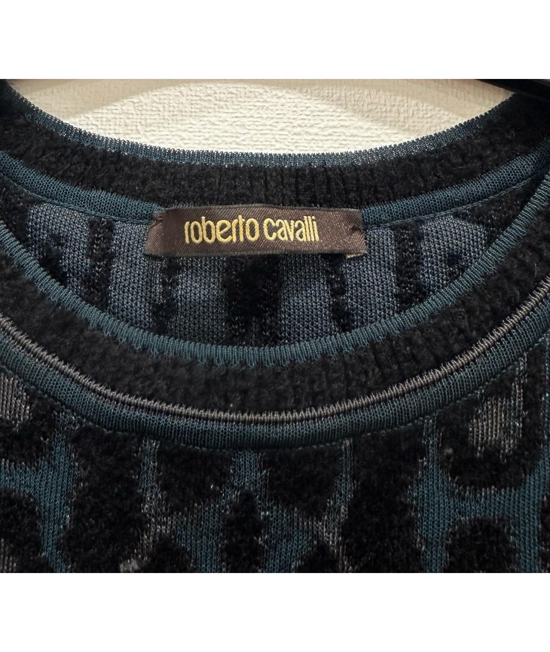 ROBERTO CAVALLI Зеленые повседневное платье, фото 5