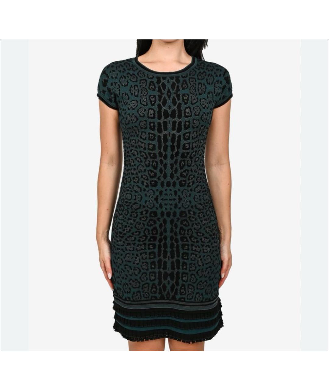 ROBERTO CAVALLI Зеленые повседневное платье, фото 3