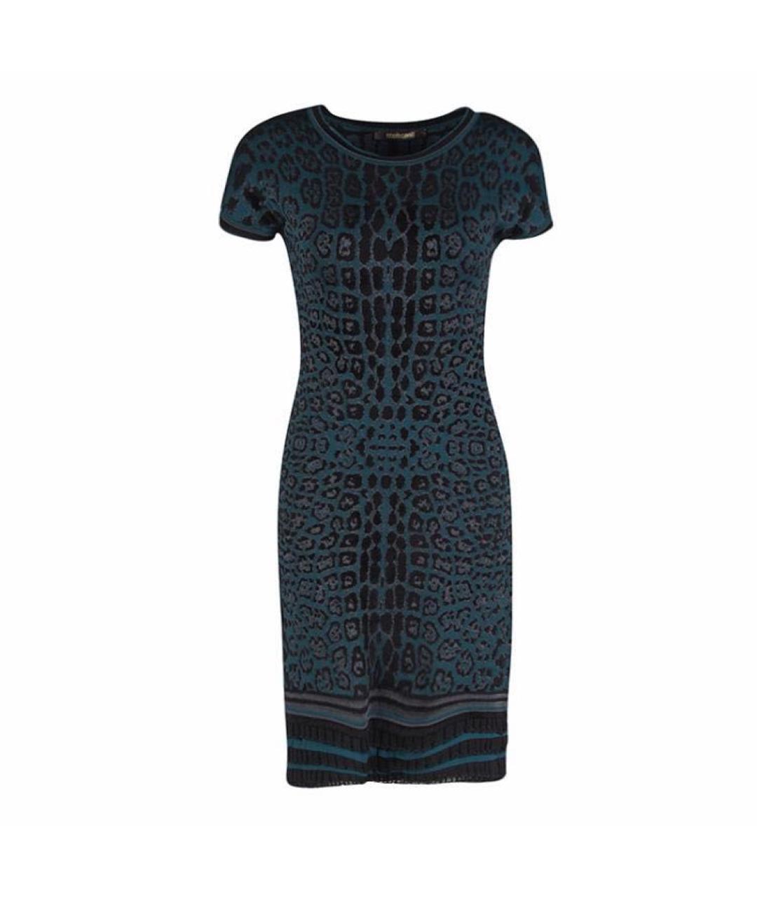 ROBERTO CAVALLI Зеленые повседневное платье, фото 1