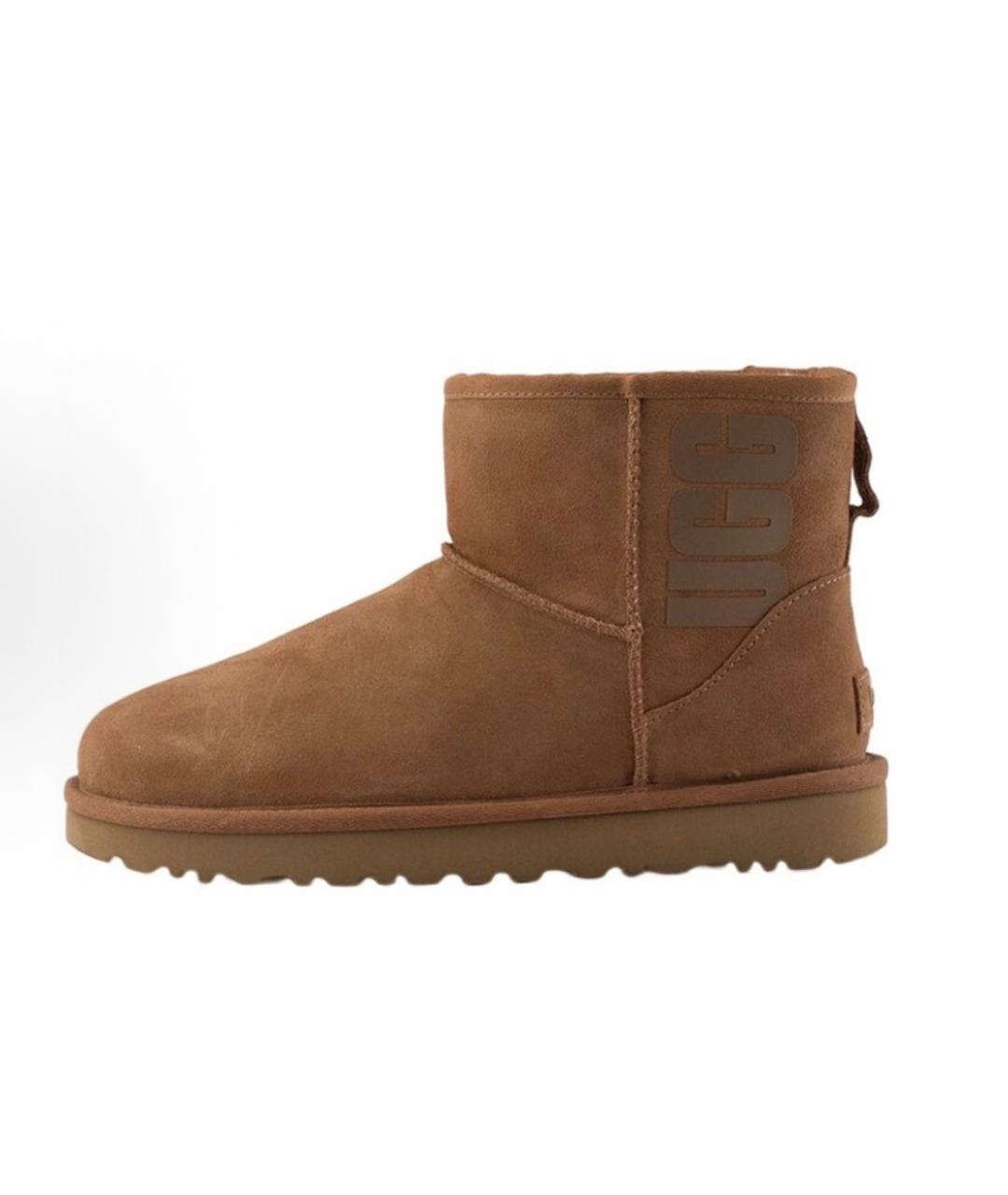 UGG AUSTRALIA Коричневые замшевые ботинки, фото 6