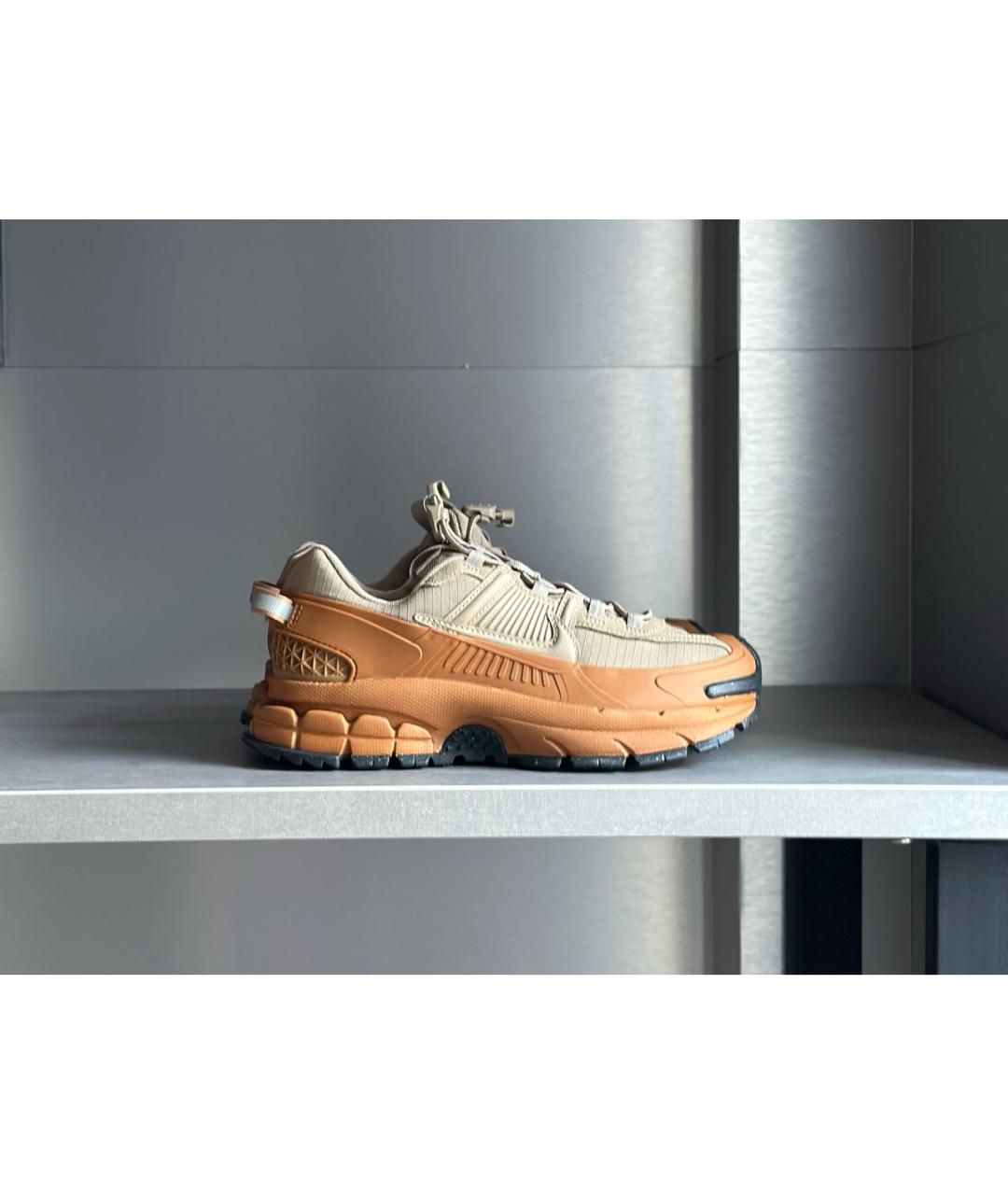 NIKE Бежевые текстильные кроссовки, фото 3