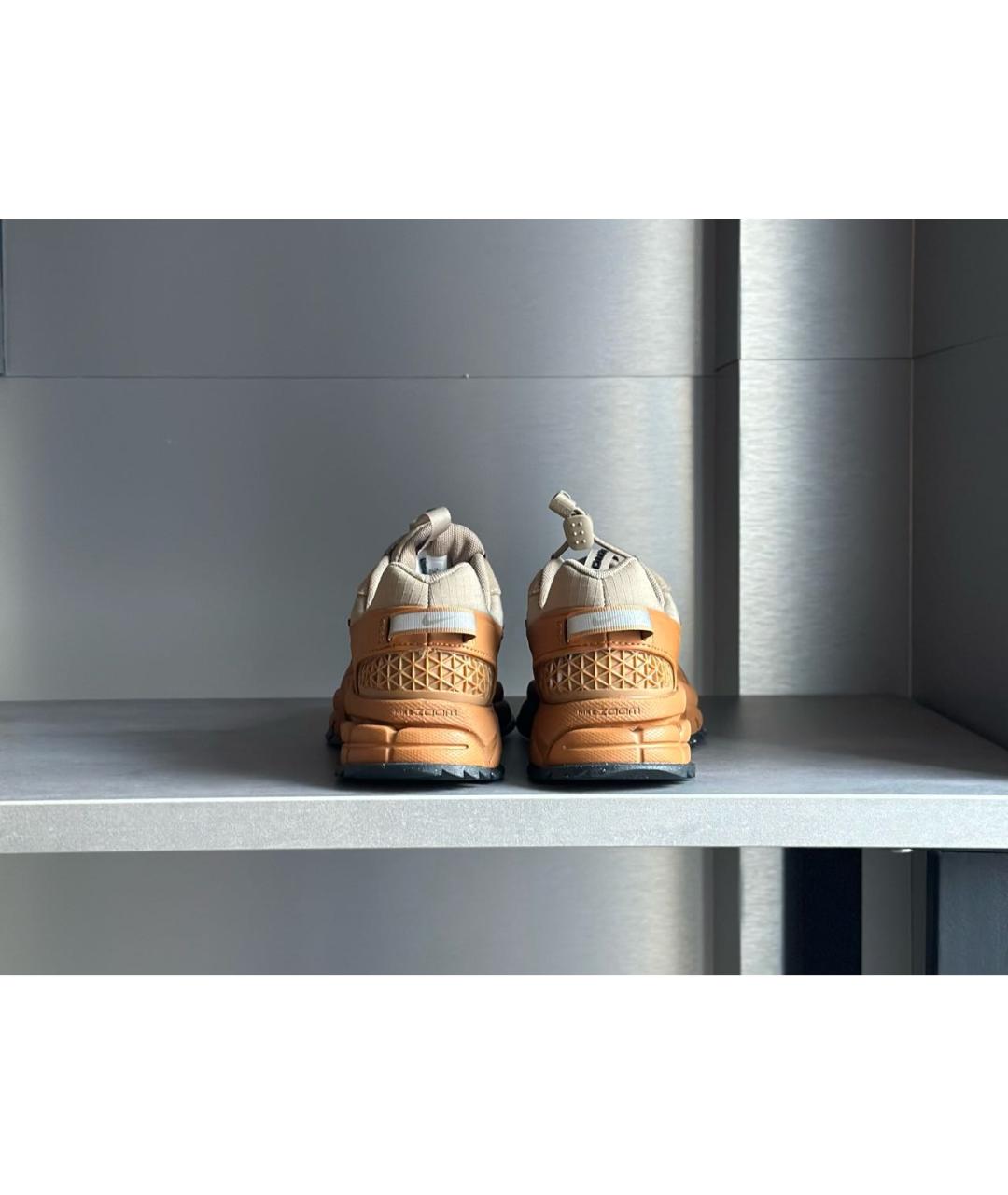 NIKE Бежевые текстильные кроссовки, фото 2