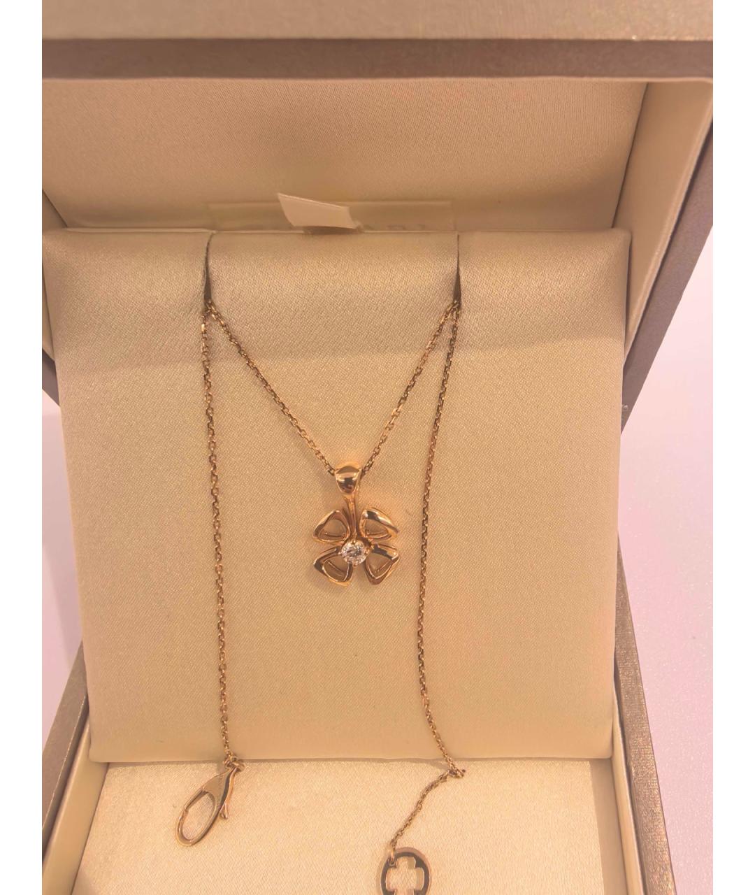 BVLGARI Золотое колье из розового золота, фото 8