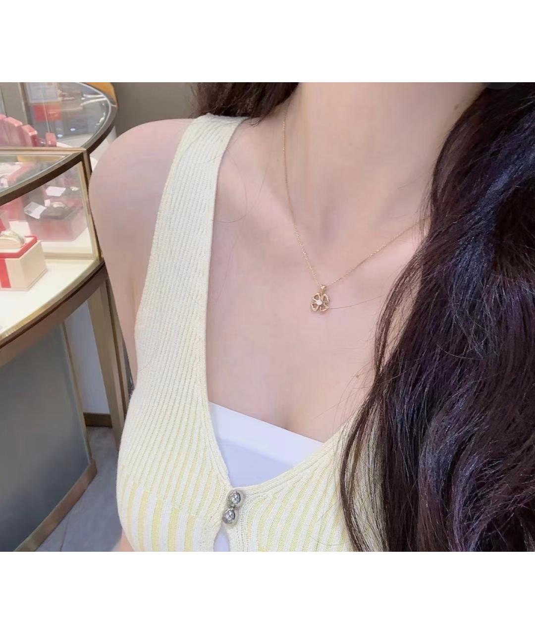 BVLGARI Золотое колье из розового золота, фото 7