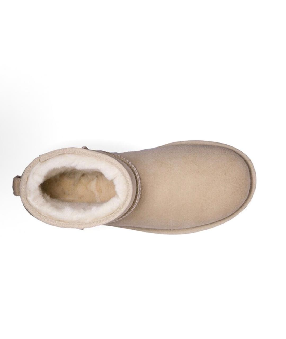 UGG AUSTRALIA Бежевые замшевые ботинки, фото 3