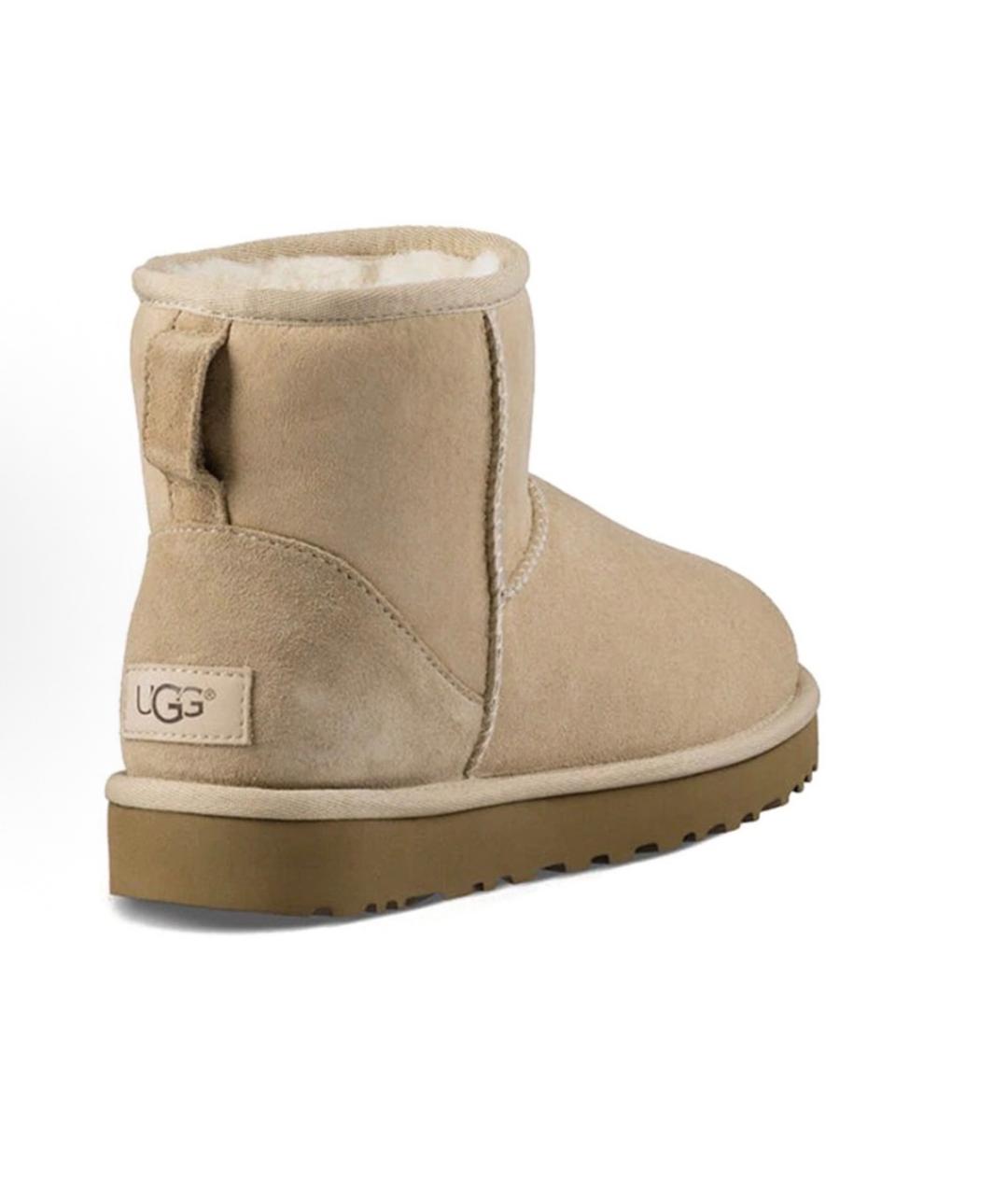 UGG AUSTRALIA Бежевые замшевые ботинки, фото 2