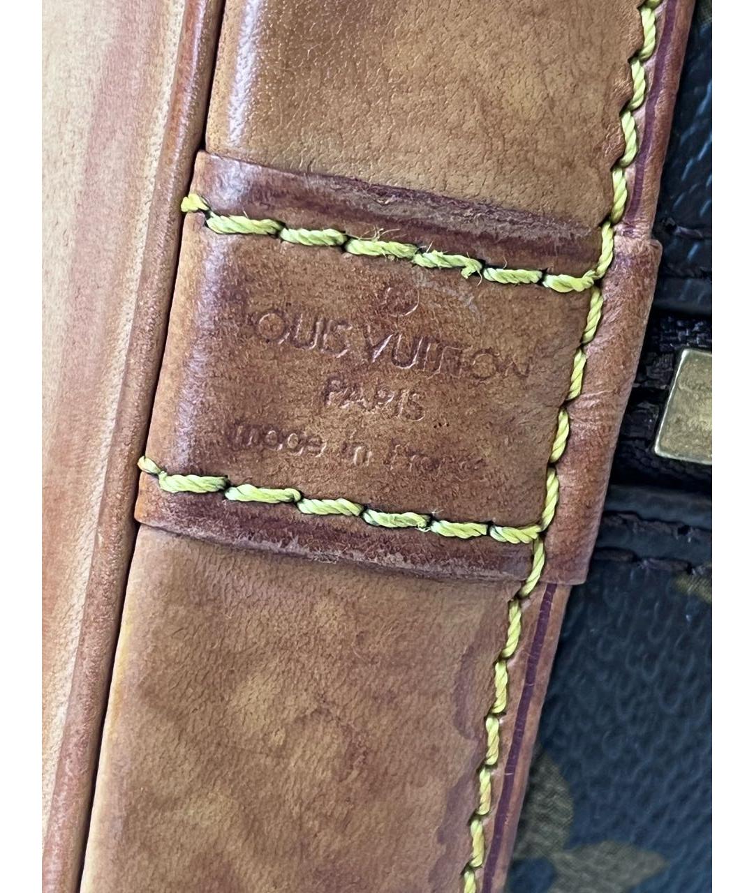 LOUIS VUITTON Коричневая сумка с короткими ручками, фото 7