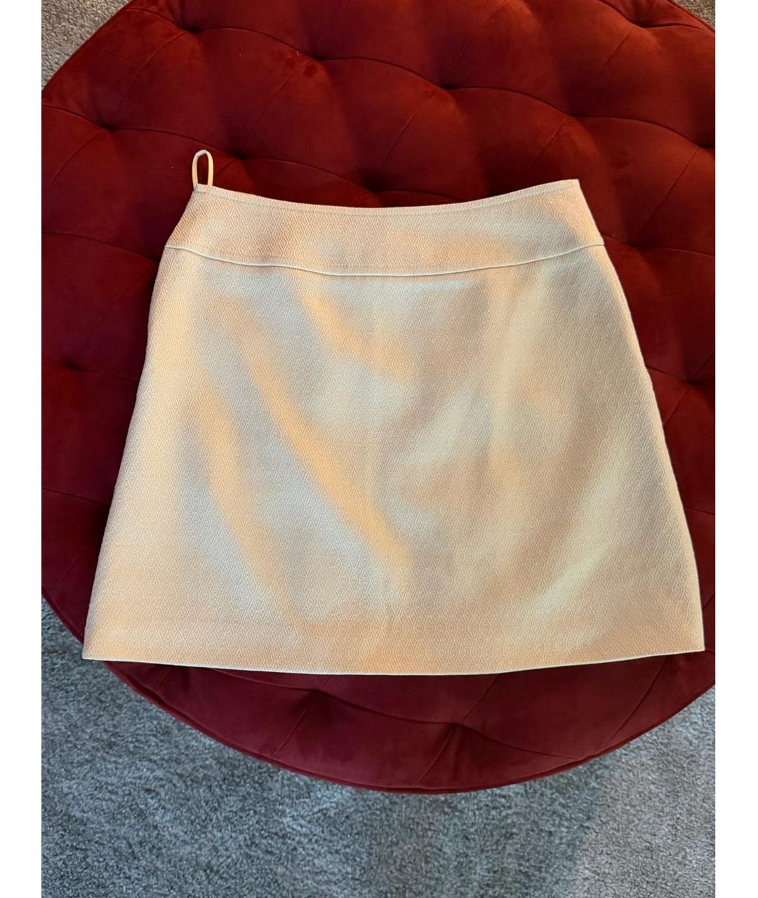 GUCCI Бежевая юбка мини, фото 2