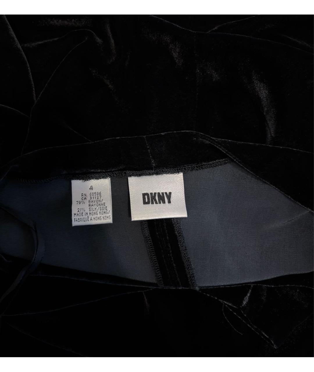 DKNY Черное вечернее платье, фото 5