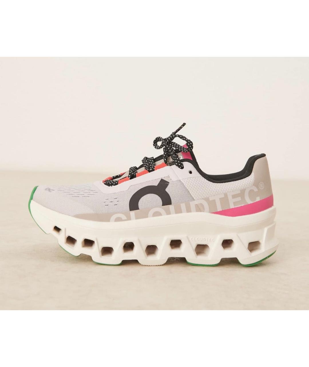 ON Белые текстильные кроссовки, фото 5