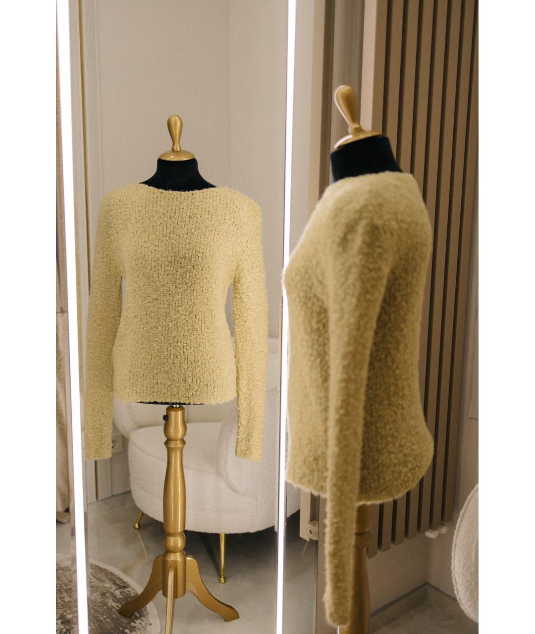 GENTRY PORTOFINO Салатовый шерстяной джемпер / свитер, фото 3