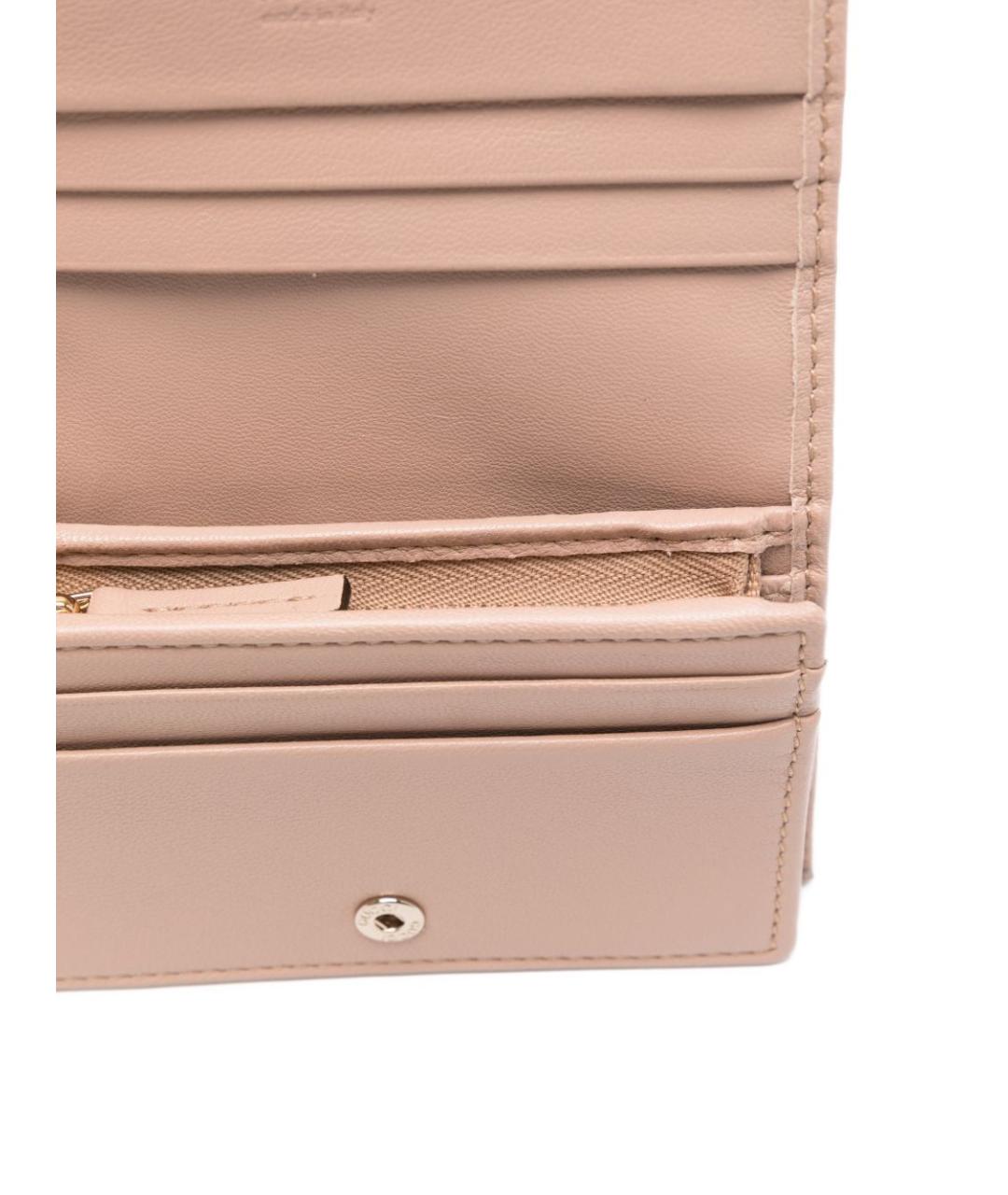 GUCCI Бежевый кожаный кошелек, фото 2