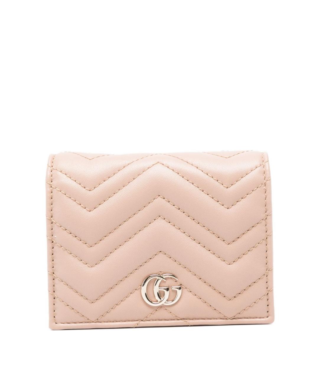 GUCCI Бежевый кожаный кошелек, фото 1