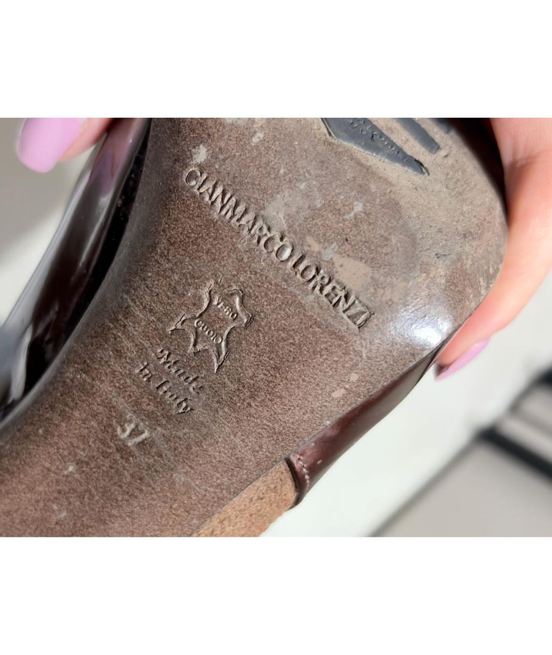 GIAN MARCO LORENZI Коричневые полусапоги, фото 7