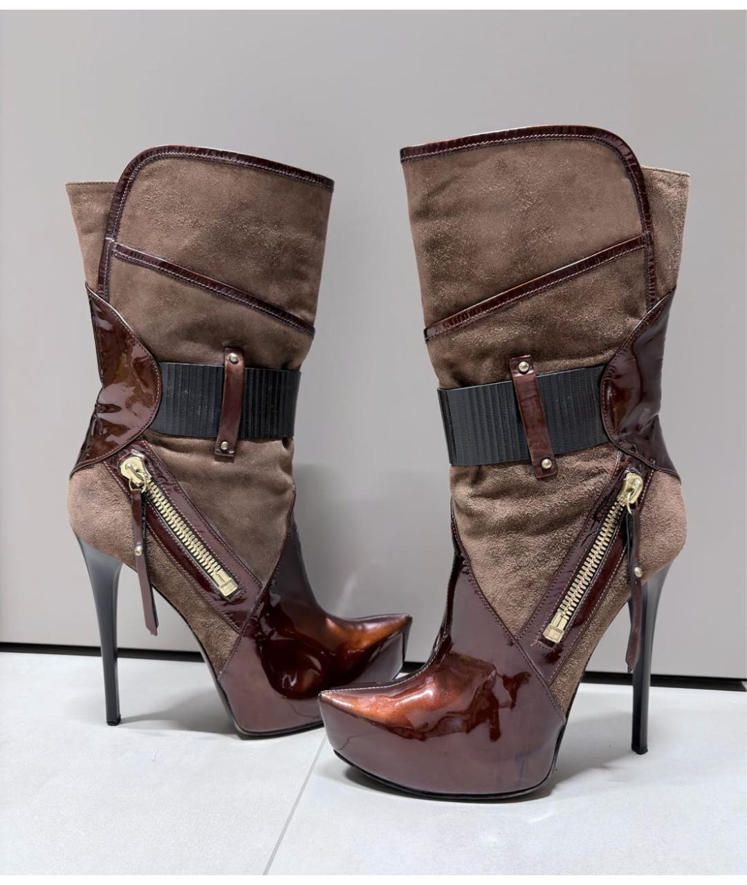 GIAN MARCO LORENZI Коричневые полусапоги, фото 2