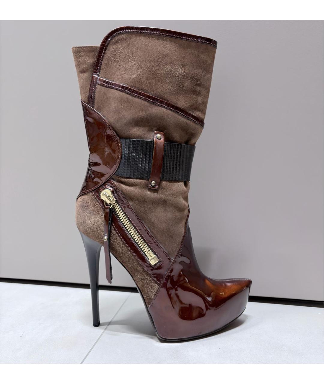 GIAN MARCO LORENZI Коричневые полусапоги, фото 9
