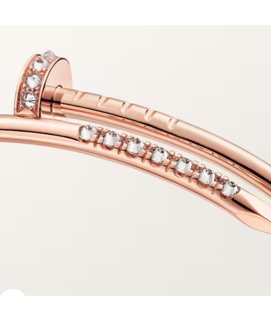 CARTIER Розовый браслет из розового золота, фото 3