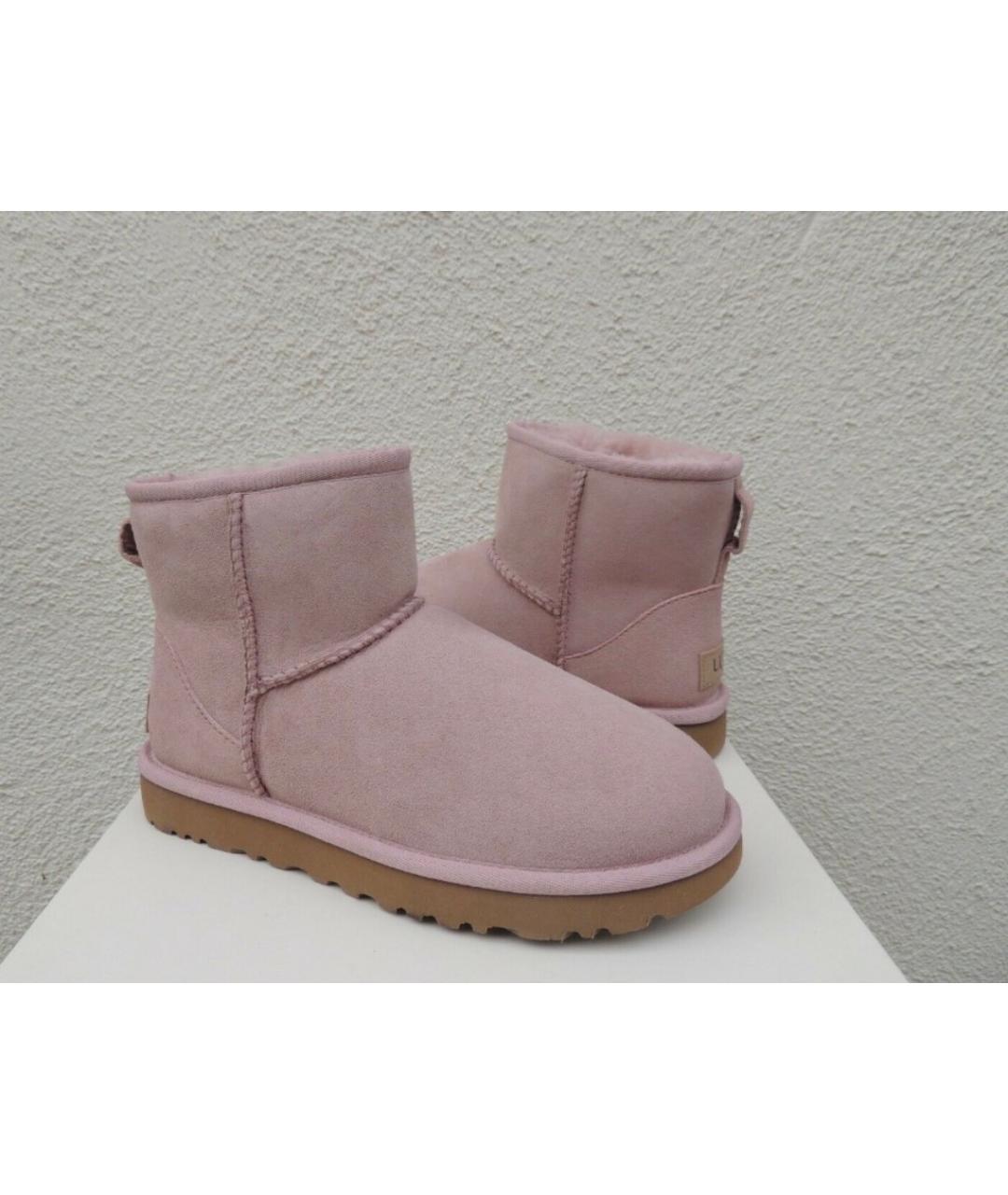 UGG AUSTRALIA Розовые замшевые ботинки, фото 6