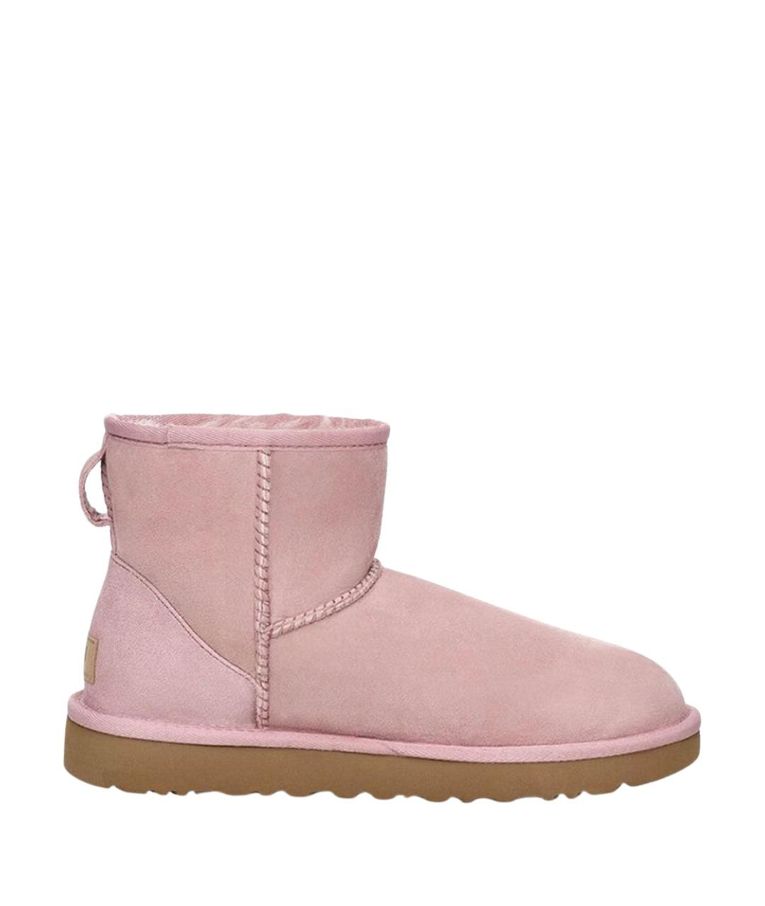 UGG AUSTRALIA Розовые замшевые ботинки, фото 1
