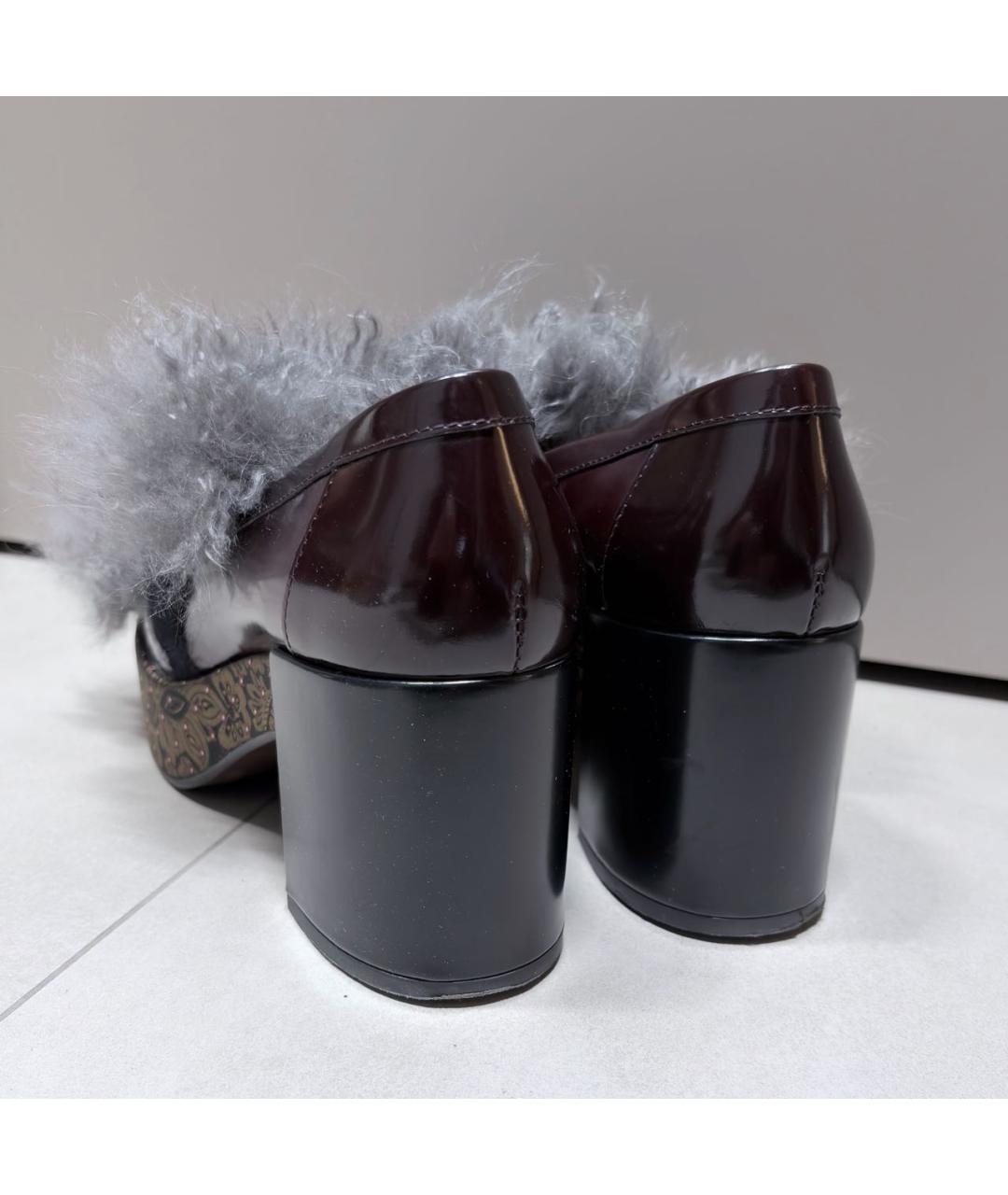 AGL Бордовые лоферы, фото 4