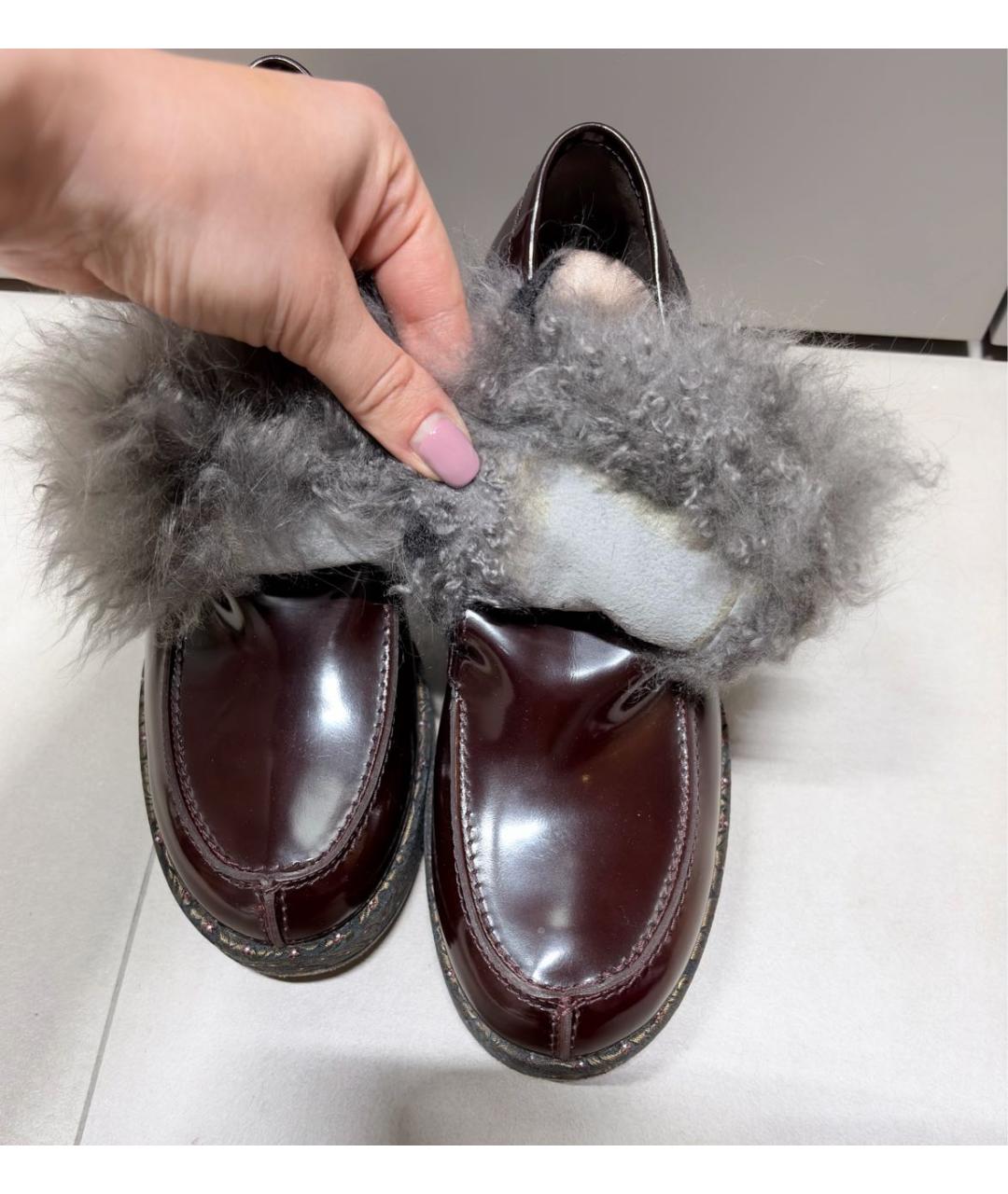 AGL Бордовые лоферы, фото 6