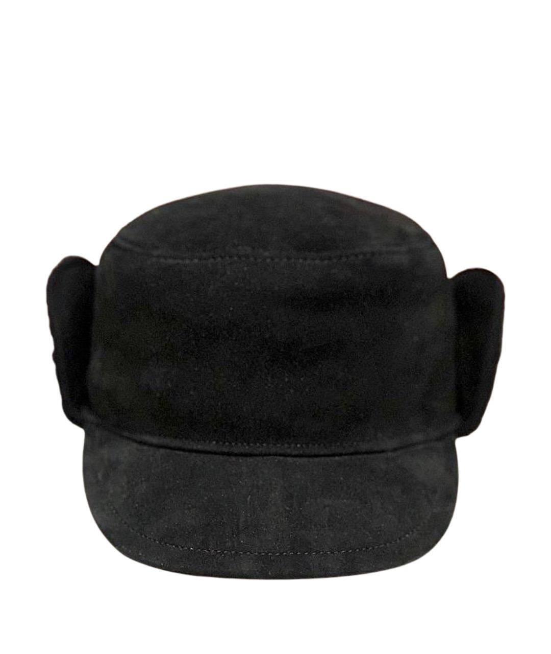 BORSALINO Черная шерстяная кепка/бейсболка, фото 1