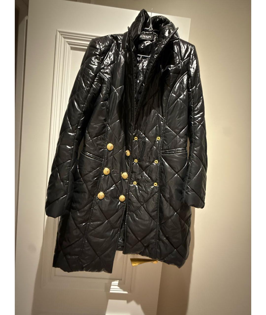 BALMAIN Черный пуховик, фото 5