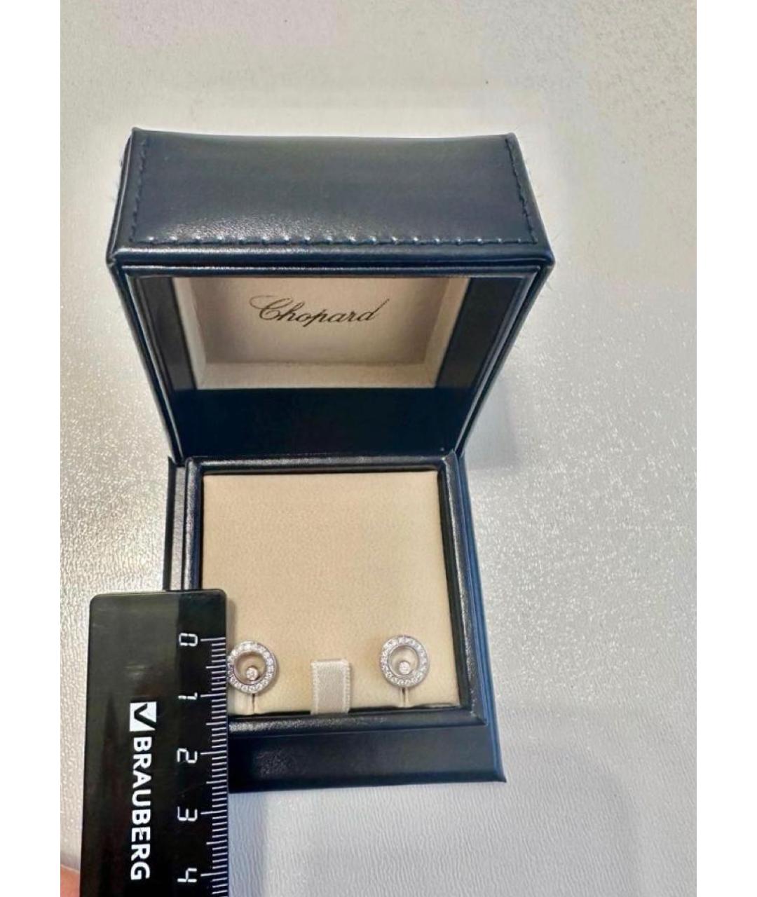 CHOPARD Белые серьги из белого золота, фото 4