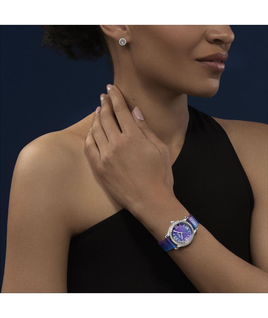 CHOPARD Белые серьги из белого золота, фото 6