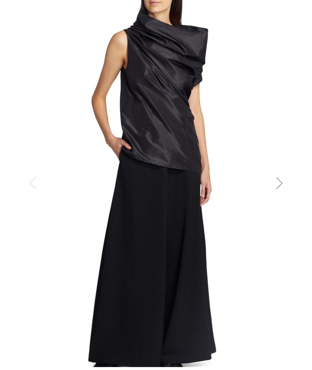 THE ROW Черная шелковая блузы, фото 6