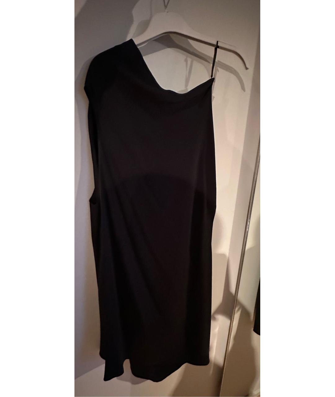 THE ROW Черная шелковая блузы, фото 3