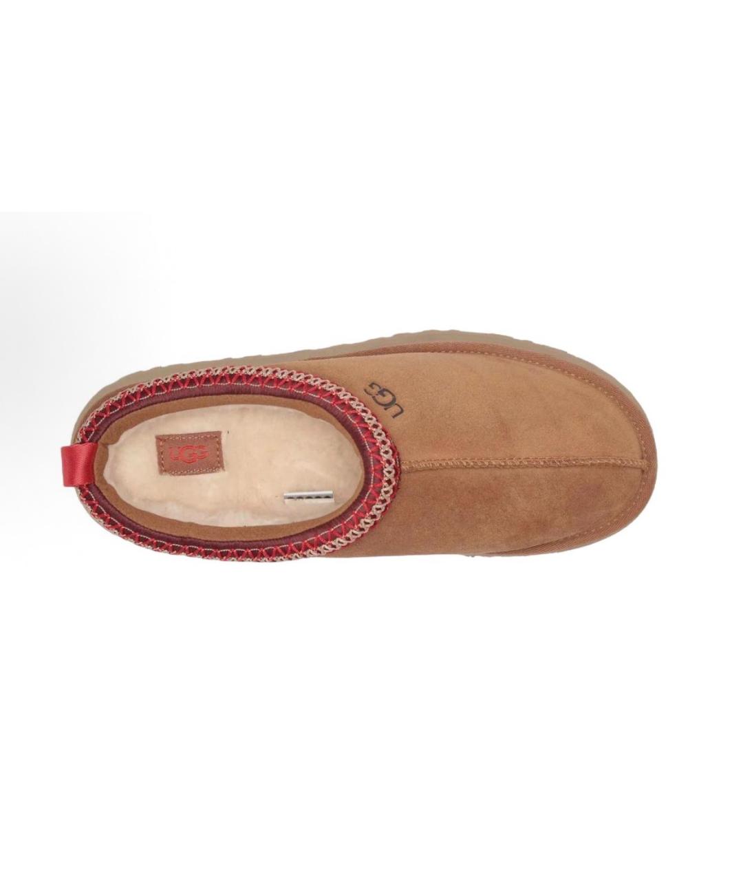 UGG AUSTRALIA Коричневые замшевые сабо, фото 3