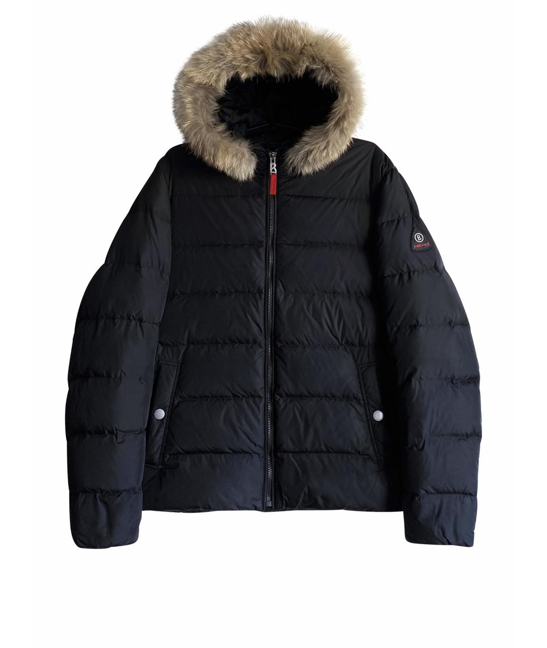 BOGNER Черный полиамидовый пуховик, фото 1