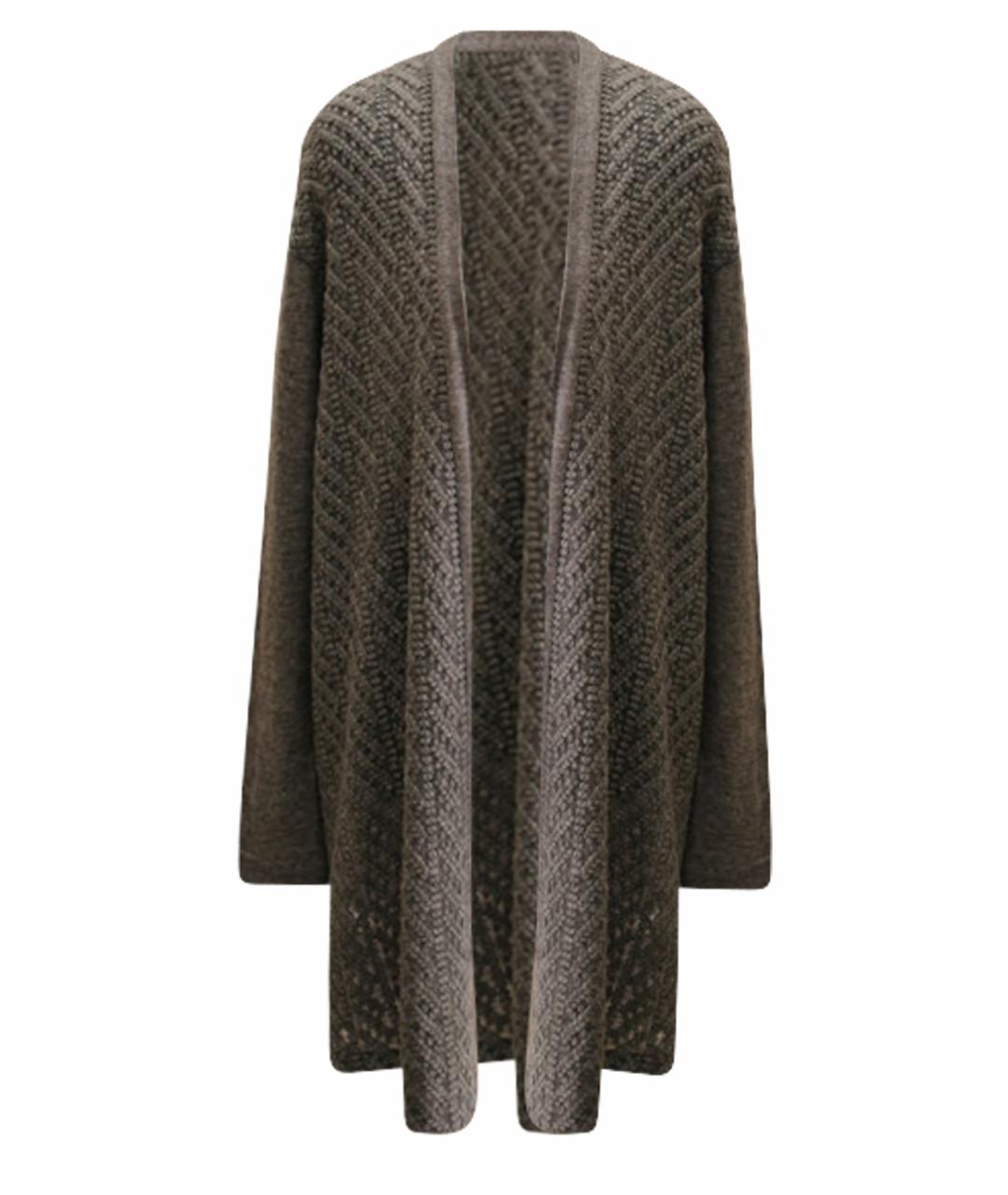 ERMANNO SCERVINO Серый шерстяной кардиган, фото 1