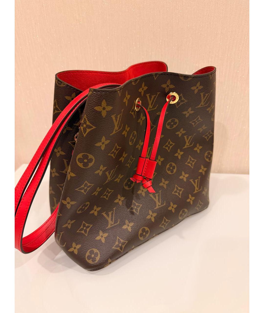 LOUIS VUITTON Красная сумка через плечо, фото 5