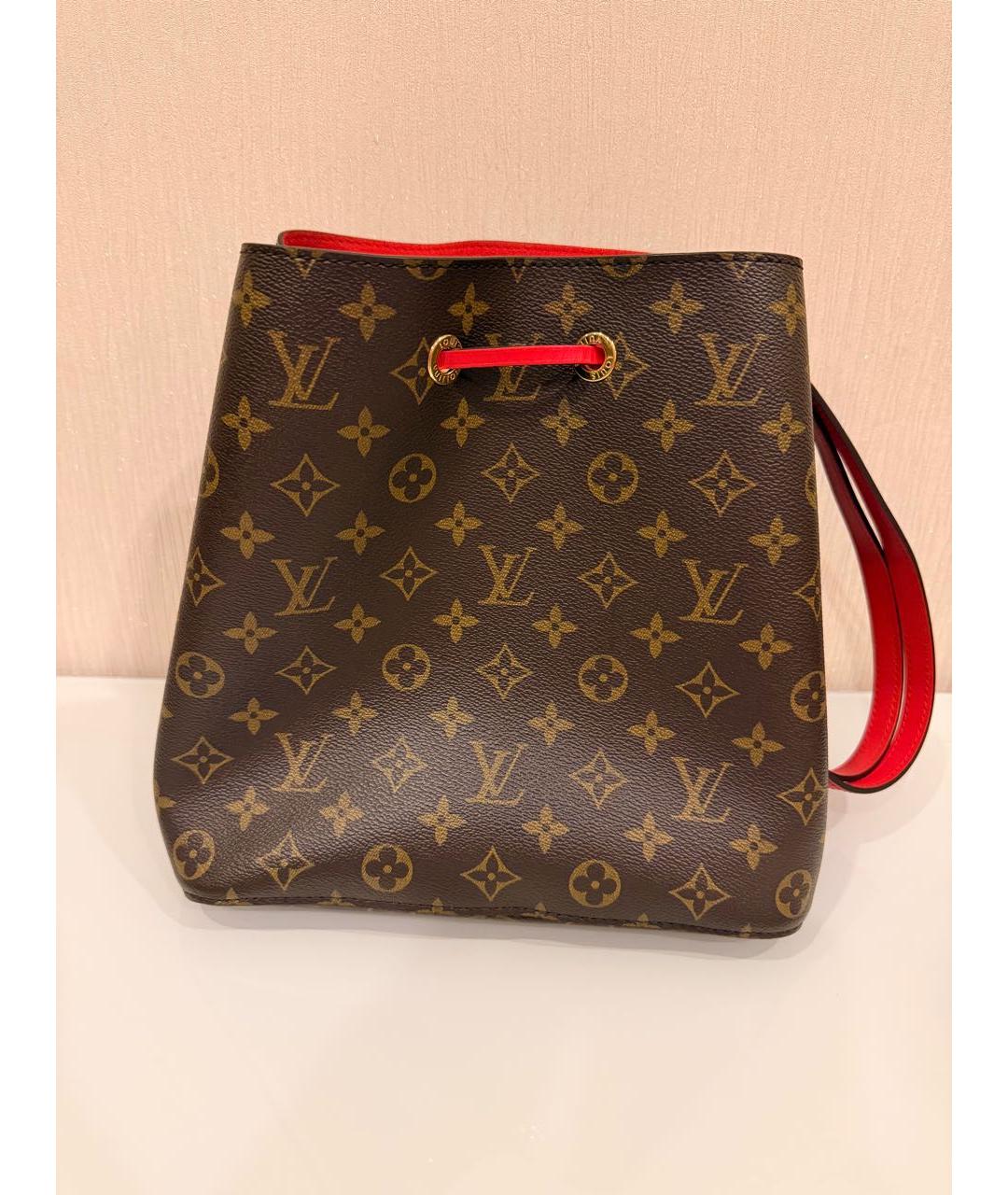 LOUIS VUITTON Красная сумка через плечо, фото 4
