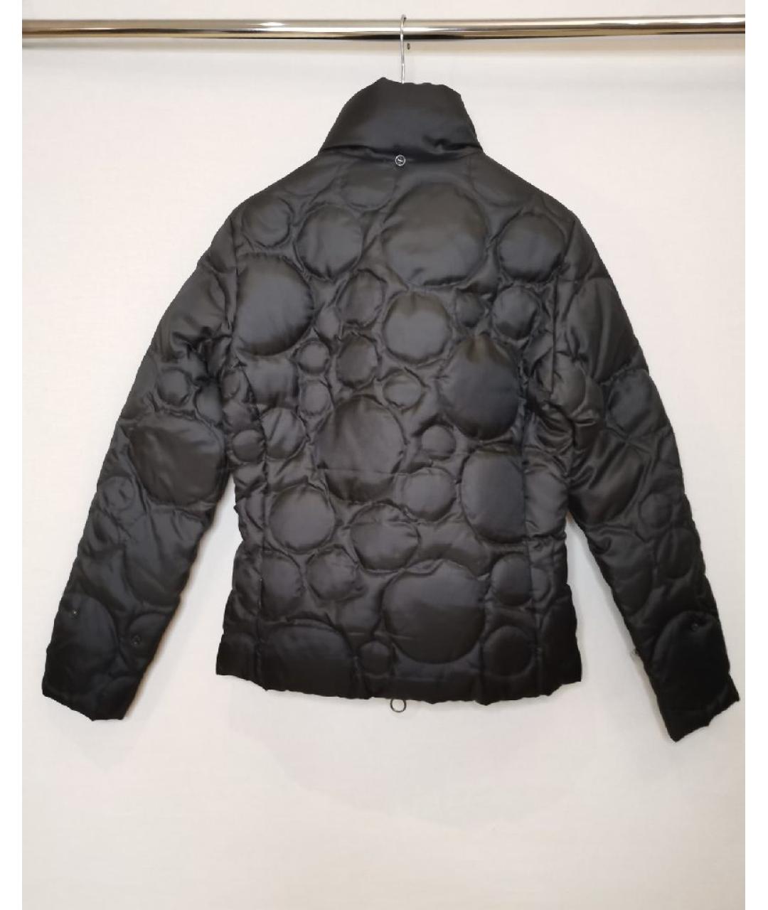 MONCLER Черная полиэстеровая куртка, фото 5