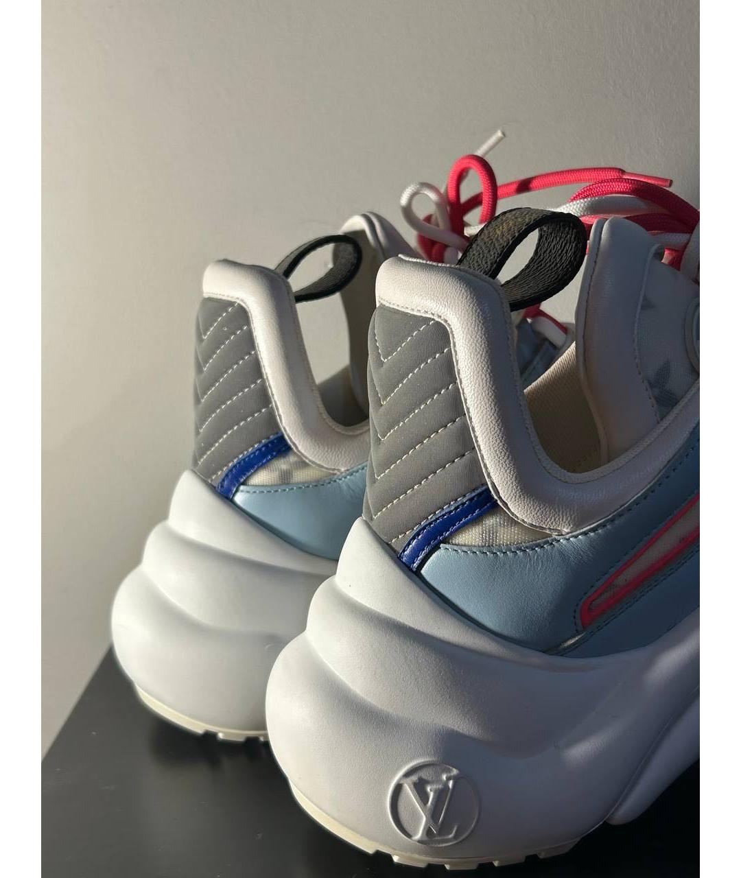 LOUIS VUITTON Мульти текстильные кроссовки, фото 4