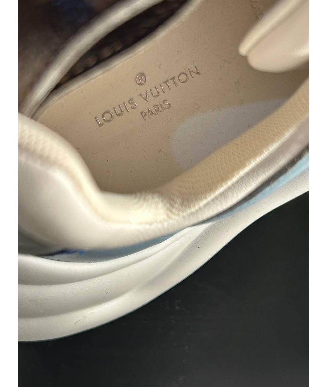 LOUIS VUITTON Мульти текстильные кроссовки, фото 3