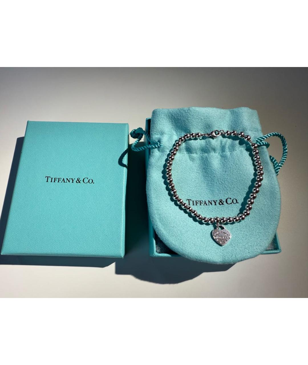 TIFFANY&CO Серебрянный серебряный браслет, фото 2