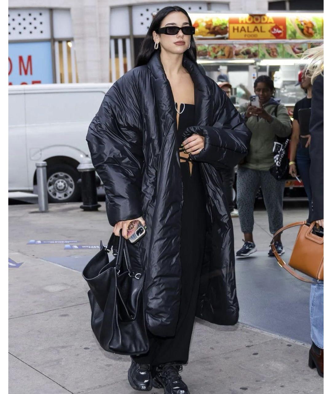 YEEZY Черное пальто, фото 8